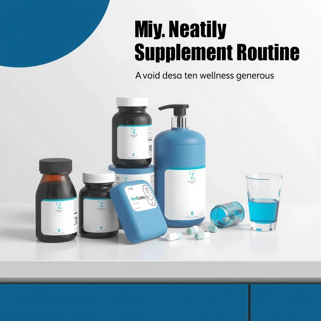 Suplementos organizados com horários